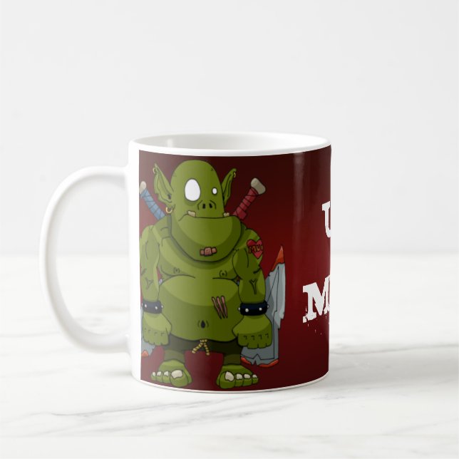 Ugo the Orc Ug Mug (Left)