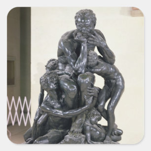 Ugolino and his Sons, 1860 Square Sticker