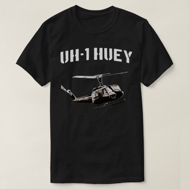 Uh1 Huey Helicopter 1 T-Shirt (Design Front)