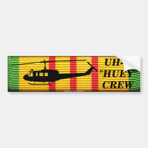UH-1 "Huey" Crew - VSM Ribbon Bumper Sticker