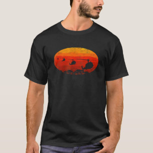 UH 1 Huey Helicopter  Pilot Gift  T-Shirt