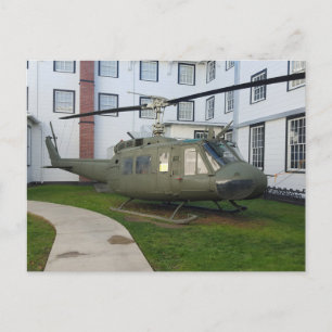 UH-1 Huey Helicopter Postcard