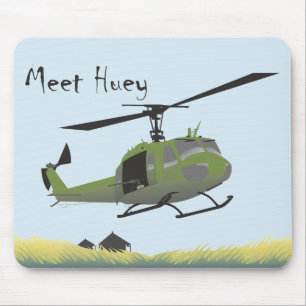UH-1 Huey Military Mouse Pad