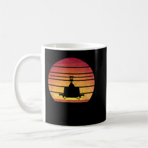 UH-1 Huey Retro Helicopter Vintage Style Vietnam C Coffee Mug