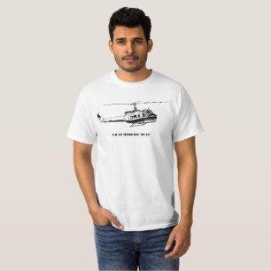 UH-1H Huey Helicopter T-Shirt