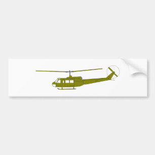 UH-1H 'Huey' Utility Helicopter Bumper Sticker