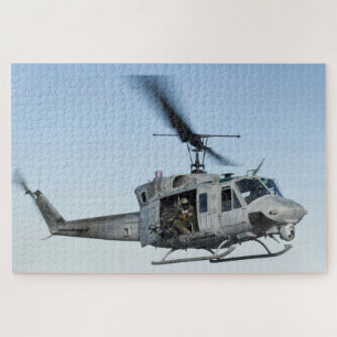 UH-1N Huey Helicopter Marine Medium Tiltrotor Jigsaw Puzzle