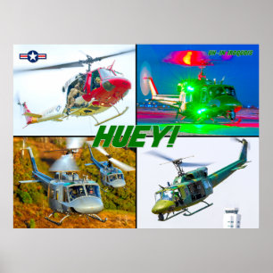 UH-1N IROQUOIS "HUEY" POSTER