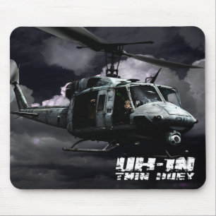 UH-1N Twin Huey Mouse Mat