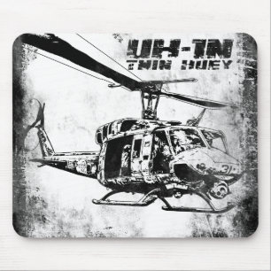 UH-1N Twin Huey Mouse Mat