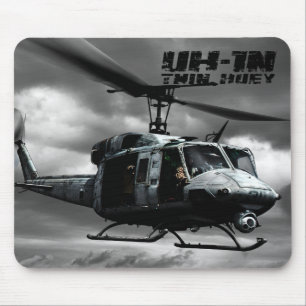 UH-1N Twin Huey Mouse Mat