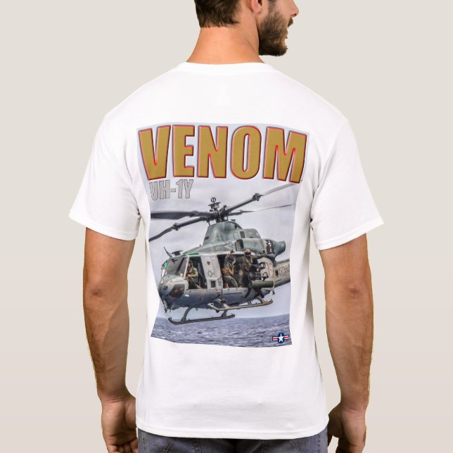 UH-1Y VENOM T-Shirt (Back)