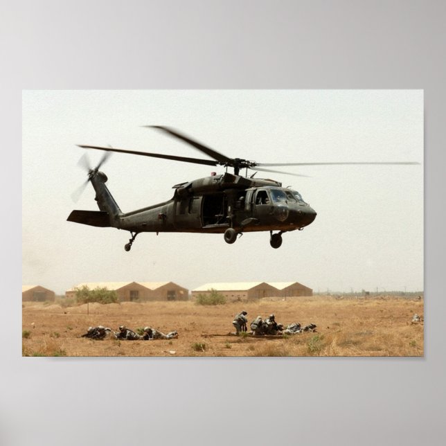 UH-60 Black Hawk Helicopter Poster (Front)