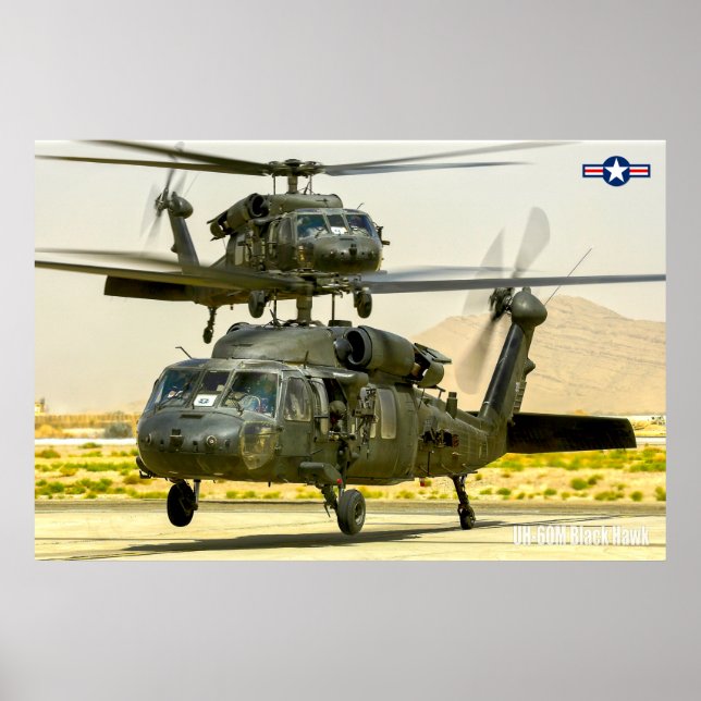 UH-60M BLACK HAWK POSTER (Front)