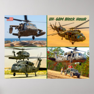 UH-60M BLACK HAWK POSTER