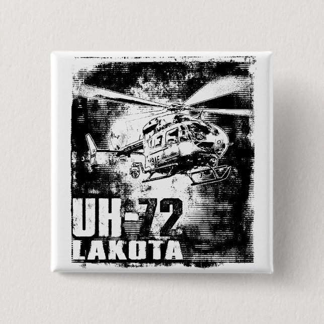 UH-72 Lakota 15 Cm Square Badge (Front)