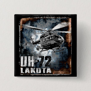UH-72 Lakota 15 Cm Square Badge
