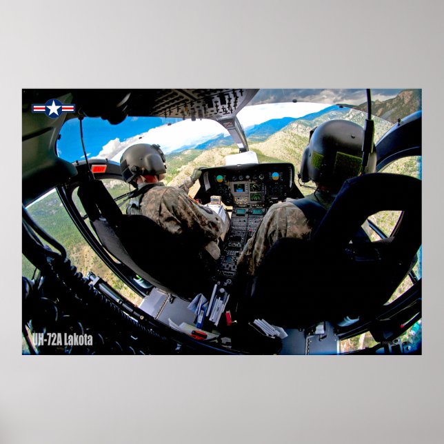 UH-72A LAKOTA COCKPIT POSTER (Front)