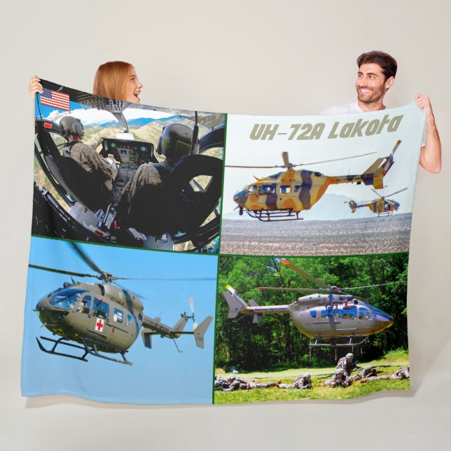 UH-72A LAKOTA FLEECE BLANKET (In Situ)