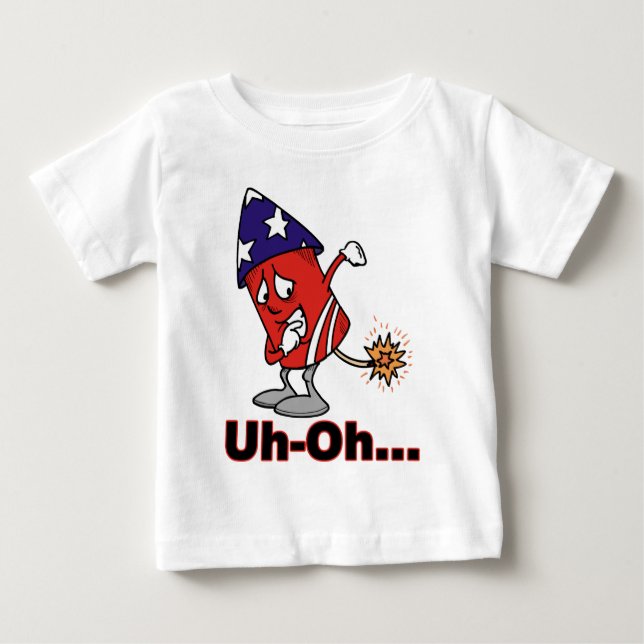 Uh Oh Baby T-Shirt (Front)