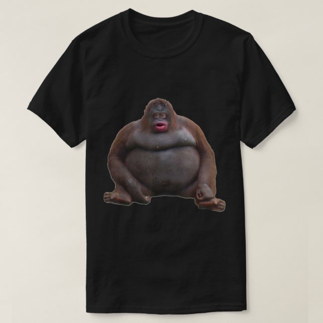 Uh Oh Stinky Poop Dank Memes Le Monke Orangutan  T-Shirt (Design Front)