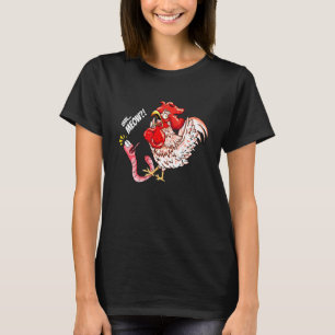Uhh Meow Worm Chicken Cat Saying T-Shirt