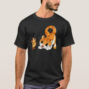 Uhh Woof Cat And Mouse Dog 1 T-Shirt