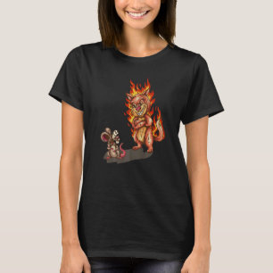 Uhh Woof Cat And Mouse Dog 2 T-Shirt