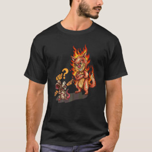 Uhh Woof Cat And Mouse Dog T-Shirt