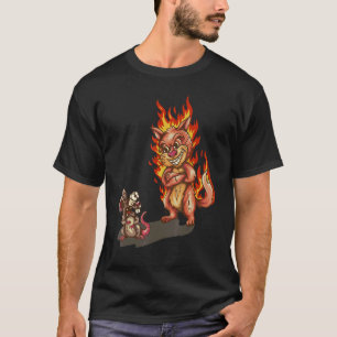 Uhh Woof Cat And Mouse Dog T-Shirt