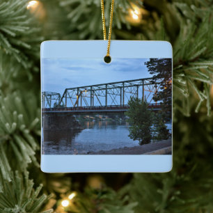 Uhlerstown-Frenchtown Bridge Ceramic Ornament
