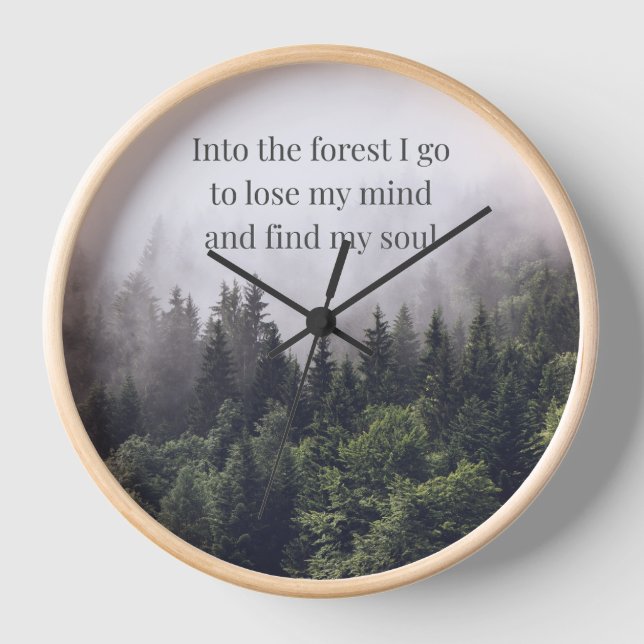 Uhr "Waldbad" Clock (Front)