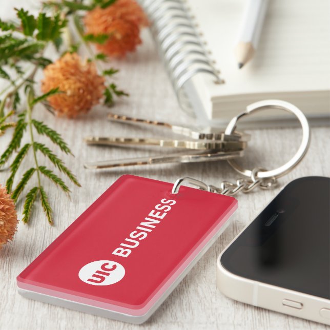  UIC Business  Keychain (Front Right)