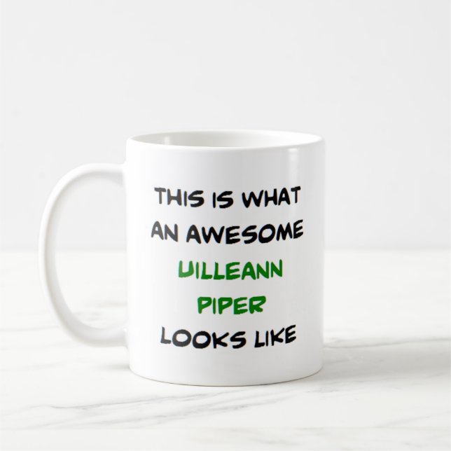 uilleann piper, awesome coffee mug (Left)