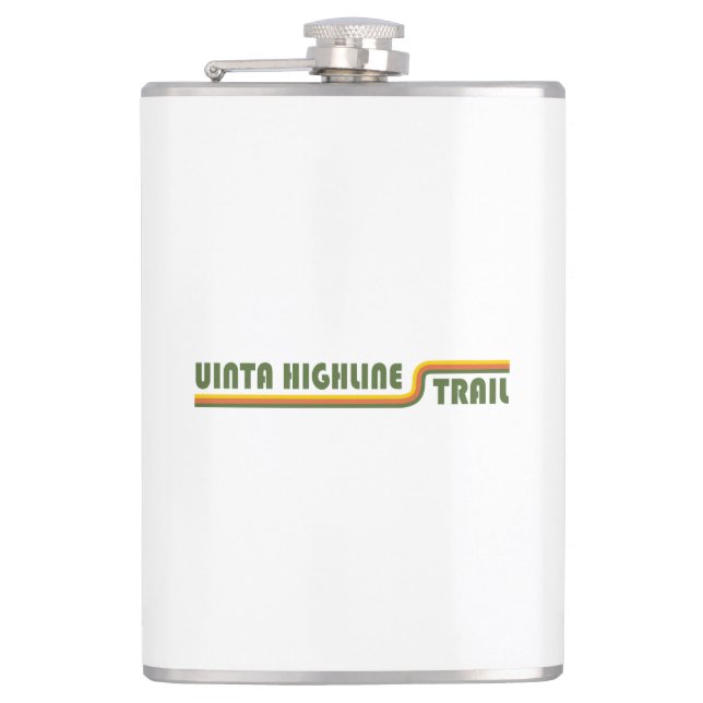 Uinta Highline Trail Utah Hip Flask (Front)