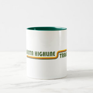 Uinta Highline Trail Utah Two-Tone Coffee Mug