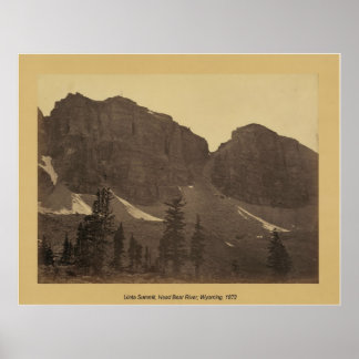 Uinta Summit, Head Bear River, Wyoming 1872 Poster