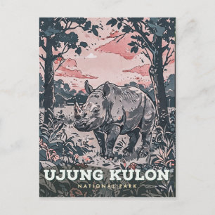 Ujung Kulon National Park  Postcard