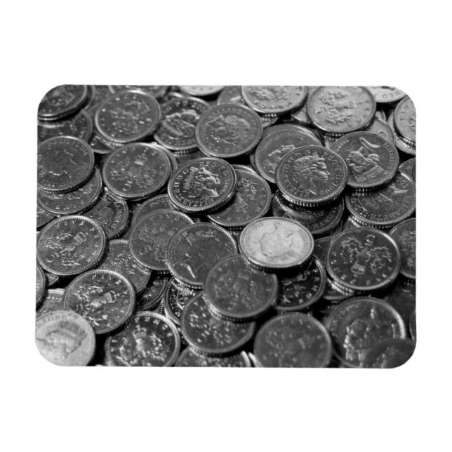 UK 5-pence piece coins Magnet (Horizontal)
