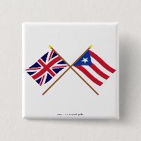 UK and Puerto Rico Crossed Flags