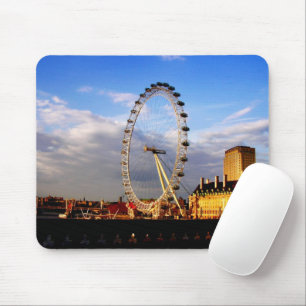 UK Beautiful LONDON EYE Scenery Mouse Mat