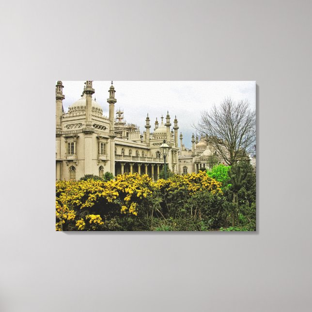 (UK) Brighton Pavillion Wrapped Canvas (Front)