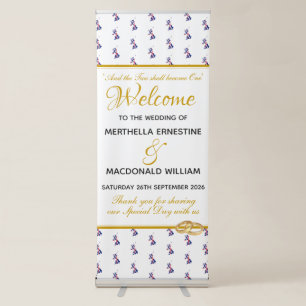UK BRITAIN Christian Wedding Celebration Custom Retractable Banner
