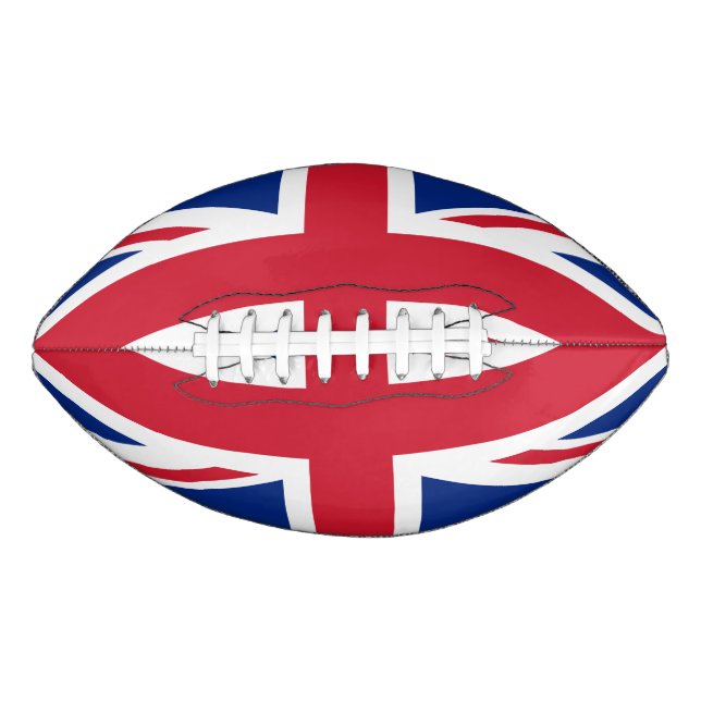 UK Britain Royal Union Jack Flag American Football (Front)