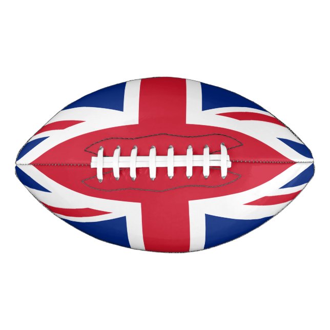 UK Britain Royal Union Jack Flag American Football (Front)