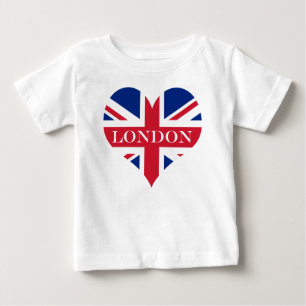 UK Britain Royal Union Jack Flag Baby T-Shirt