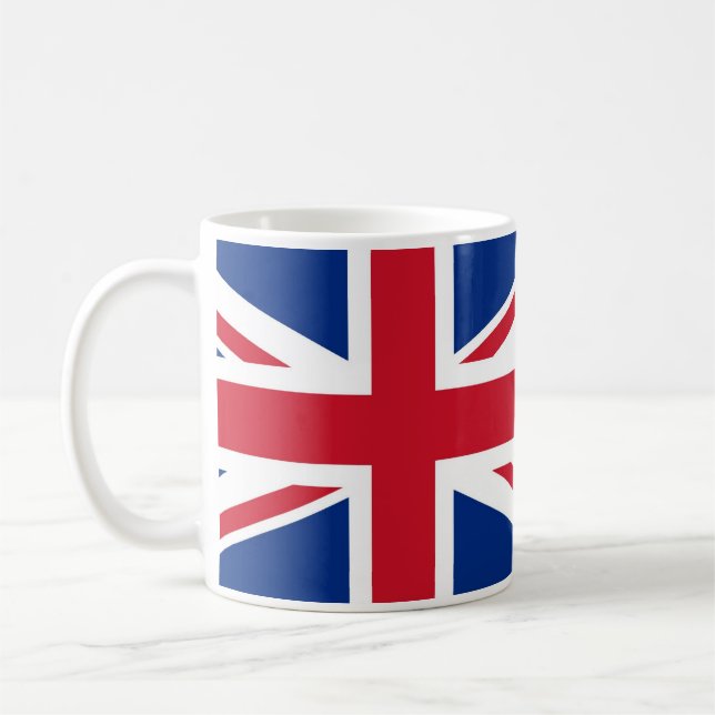 UK Britain Royal Union Jack Flag Coffee Mug (Left)