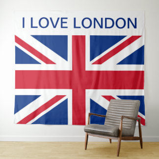 UK Britain Royal Union Jack Flag extra large Tapestry