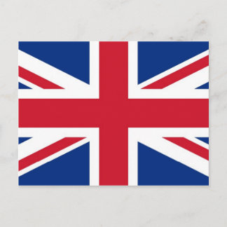 UK Britain Royal Union Jack Flag Postcard