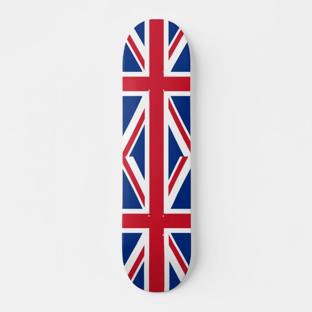 UK Britain Royal Union Jack Flag Skateboard (Front)
